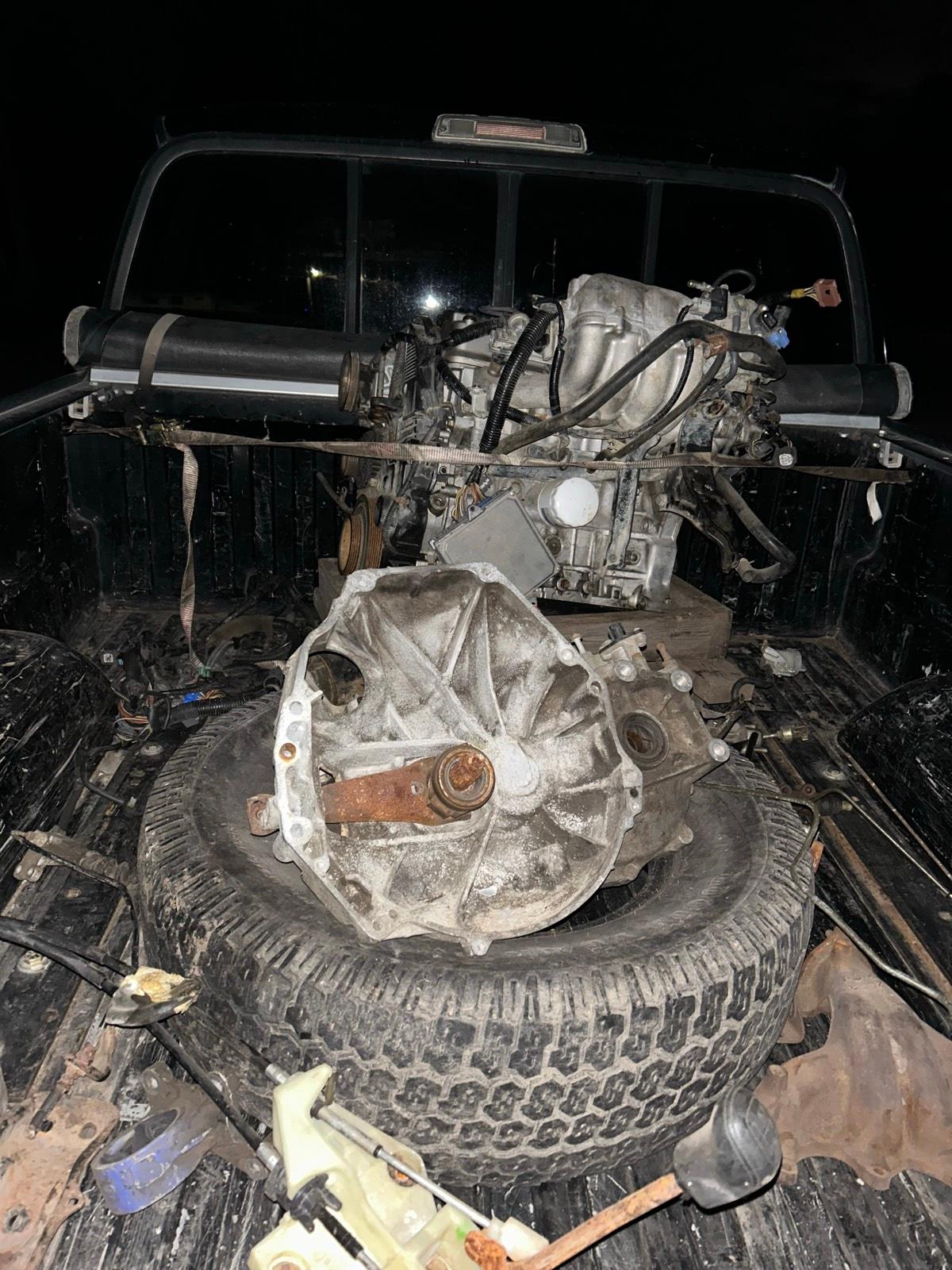 Second engine transmission and ecu purchased — photo 1